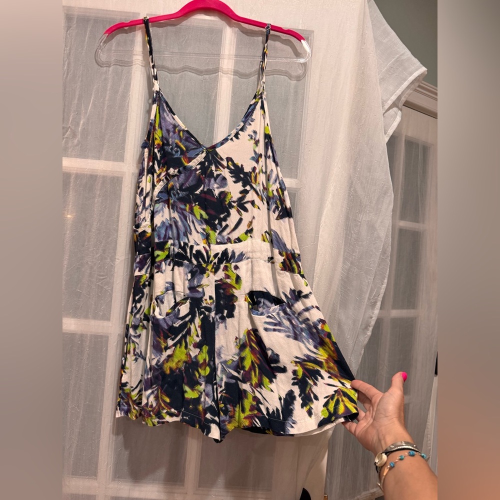 French Connection Vibrant Floral Romper size 6